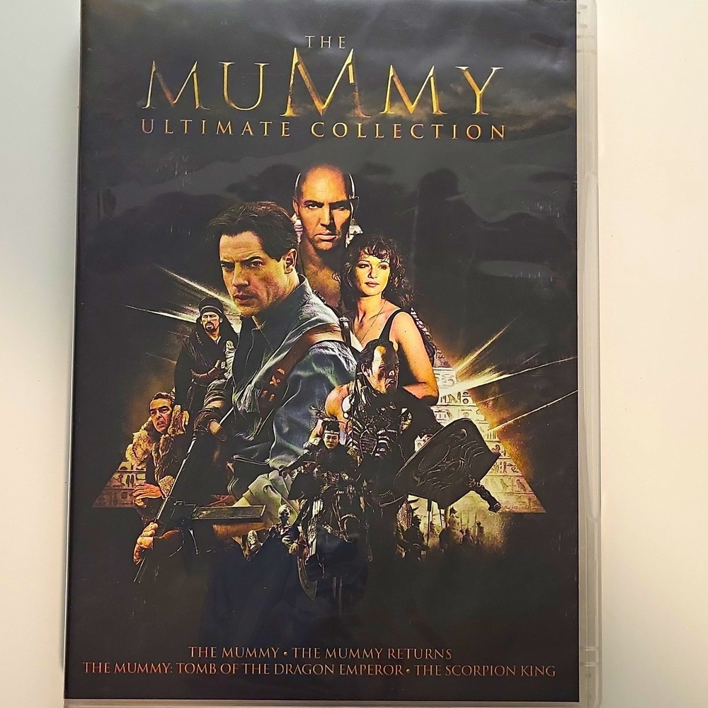 Universal The Mummy Ultimate Collection DVD Box Set PG-13 Fraser Weisz 5-Disc